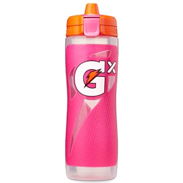 Gatorade Gx Pink 30 Oz Refillable Squeeze Bottle - Ultimate Hydration for Athletes