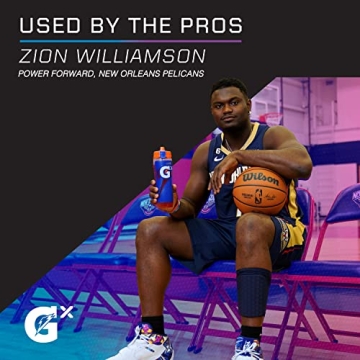 Gatorade Gx Pink 30 Oz Refillable Squeeze Bottle for Athletes