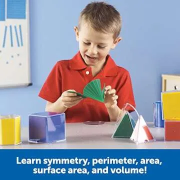 Learning Resources Folding Geometric Shapes Set for Kids