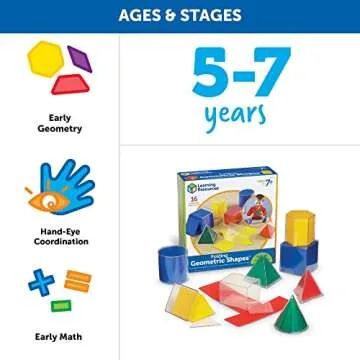 Learning Resources Folding Geometric Shapes Set for Kids