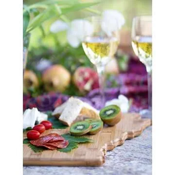 Totally Bamboo New Jersey State Shaped Bamboo Serving & Cutting Board