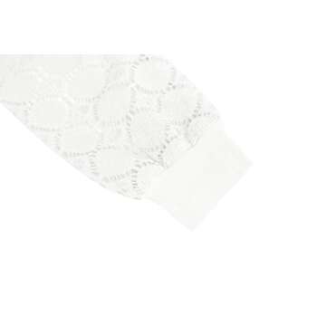 Apbondy Girls Long Sleeve Lace Blouse Tops White