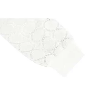 Apbondy Girls Long Sleeve Lace Blouse Tops White