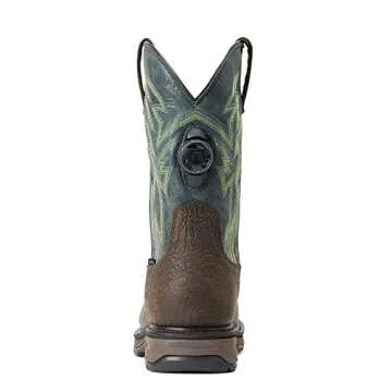 ARIAT BMVY9 Mens WorkHog XT BOA Waterproof Carbon Toe Work Boot Bruin Brown/Dark Forest 8.5