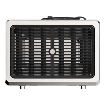 KRUPS Smokeless Grill, 21.1 x 16.5 x 6.1 inches, black