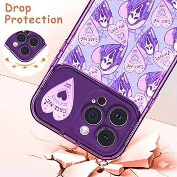 JoySolar iPhone 13 Pro Case with Makeup Mirror