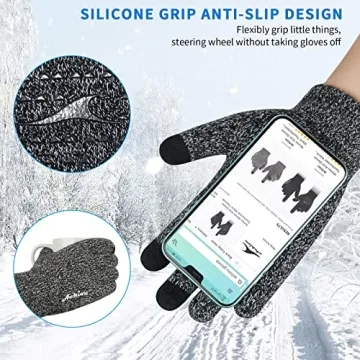 Achiou Touch Screen Winter Gloves, Warm & Comfortable