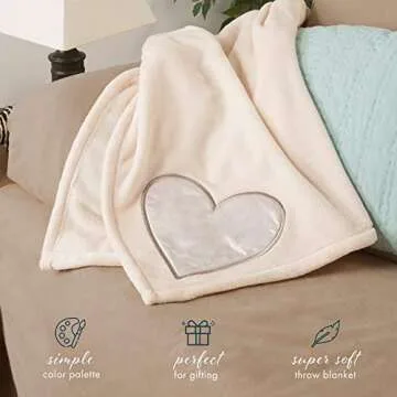 Pavilion Gift Company The Comfort Blanket 19534 Soft Blanket Heavenly Father Psalm 34: 18 Plush Throw Blanket, 60 x 0.5 x 50 inches, Beige