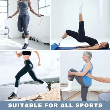 AGUTIUN Non-Slip Yoga Socks - 3 Pairs for Women