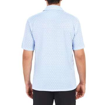 Esabel.C Men's Golf Polo - Moisture Wicking Performance