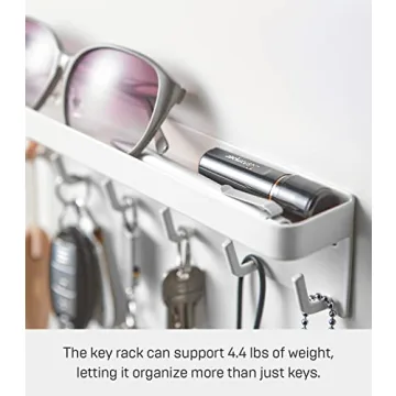 Yamazaki Smart Key Holder with Magnetic Tray for Home Organization