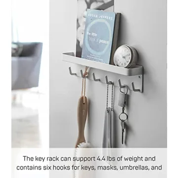 Yamazaki Smart Key Holder with Magnetic Tray for Home Organization