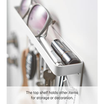 Yamazaki Smart Key Holder with Magnetic Tray for Home Organization