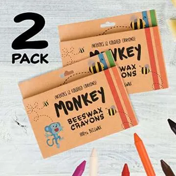 Natural Beeswax Crayons for Kids - Safe & Vibrant
