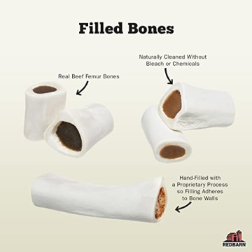 Redbarn Small Filled Dog Bones - Long Lasting Chew Treat