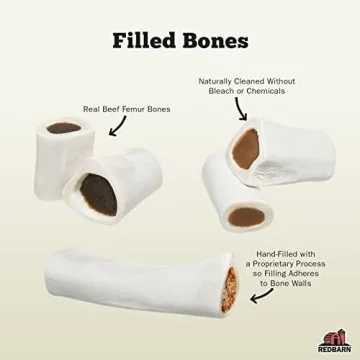 Redbarn Small Filled Dog Bones - Long Lasting Chew Treat