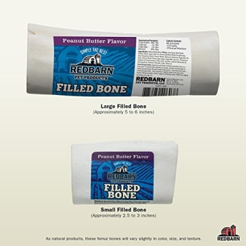 Redbarn Small Filled Dog Bones - Long Lasting Chew Treat