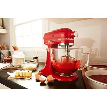 KitchenAid Passion Red Queen of Hearts 5 Qt Mixer