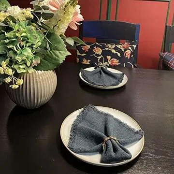 Kintyno Napkin Rings Set of 12 Bamboo Knuckles Style Gold Napkin Holder Ring for Table Decoration,Wedding,Family Dinner,Party, Christmas,Thanksgiving Day,Birthday