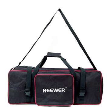 Neewer 4X 160 LED Light kit Dimmable Ultra High Power Panel Lighting Kit,Includes:(4) CN-160 Light+(4) 5.9"x6.7"/15x17cm Softbox+(4) Battery Replacement+(4) 6ft/190cm Light Stand+(1) Bag