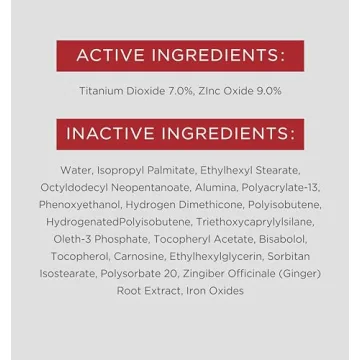 EltaMD UV Physical Tinted Mineral Sunscreen for Face - SPF 41 Tinted Sunscreen for Face, 100% Mineral, 3.0 oz Tube