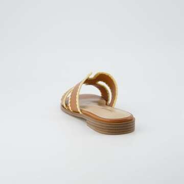 CUSHIONAIRE Women's Voyage Slide Sandal for Ultimate Comfort