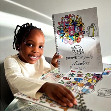 Groove Calligraphy Reusable Notebooks - Fun, Educational, and Innovative for Developing Letter Tracing and Writing Skills