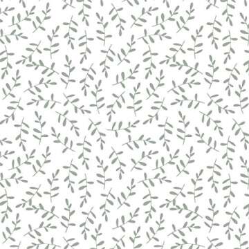 Lulujo Muslin Crib Sheets - Fitted Crib Mattress Sheets for Boys and Girls - 28"x 52", 1 Pack (Greenery)