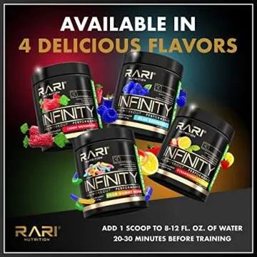 RARI Nutrition Infinity Pre Workout Performance - Pre Workout for Women and Men, High-Performance Energy Powder - 30 Servings - Strawberry Lemonade