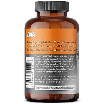 Performance Edge DAA D-Aspartic Acid for Men's Health