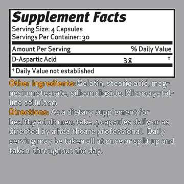 Performance Edge DAA D-Aspartic Acid for Men's Health