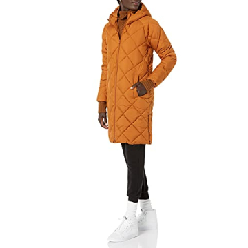 Women's Quilted Hooded Winter Coat Perfect for Cold Days