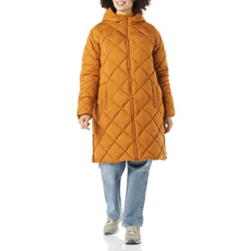 Women's Quilted Hooded Winter Coat Perfect for Cold Days