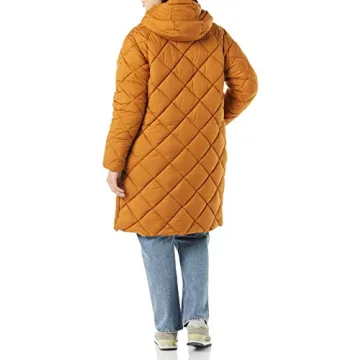 Women's Quilted Hooded Winter Coat Perfect for Cold Days