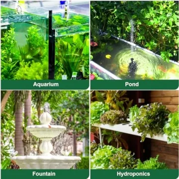 GROWNEER 550GPH Ultra Quiet Submersible Pump for All