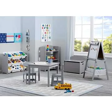 Delta Children MySize Bookshelf - Greenguard Gold Certified, Grey