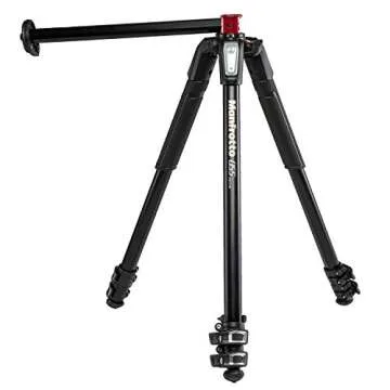 Manfrotto MT055XPRO3 Aluminum 3-Section Tripod Kit w/MHXPRO3W X-PRO 3-Way Head w/Retractable Levers and Friction Controls, Bundled with Two ZAYKiR Quick Release Plates