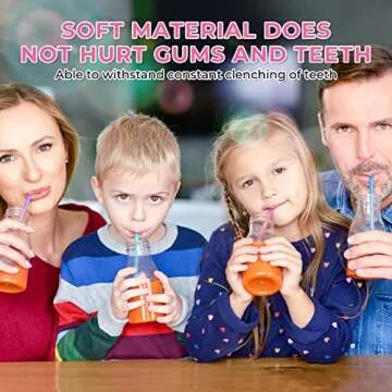 Heart Shaped Silicone Straws - 15 Pack with Cleaners