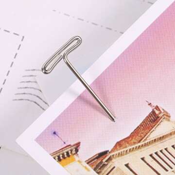 70 Pieces Wig Making Pins Needles Set, Wig T Pins and C Curved Needles Hair Weave Needles for Wig Making, Blocking Knitting, Modelling and Crafts