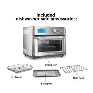 Gourmia GTF7600 16-in-1 Air Fryer Oven in Silver