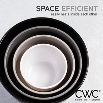 Nesting Prep Bowls Set with Lids - 8 Piece Set