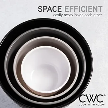 Nesting Prep Bowls Set with Lids - 8 Piece Set