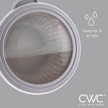 Nesting Prep Bowls Set with Lids - 8 Piece Set