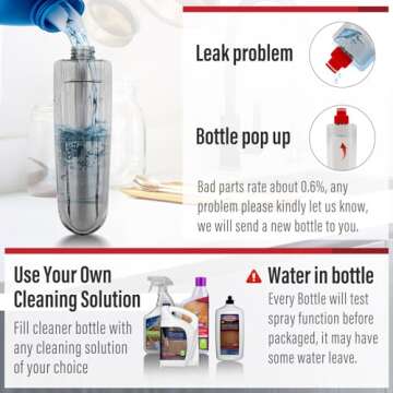 Mops for Floor Cleaning Wet Spray Mop with 14 oz Refillable Bottle and 2 Washable Microfiber Pads Home or Commercial Use Dry Wet Flat Mop for Hardwood Laminate Wood Ceramic