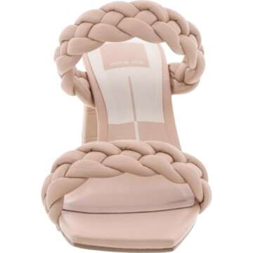DOLCE VITA Women's PAILY Heeled Sandal, Cream Stella, 9