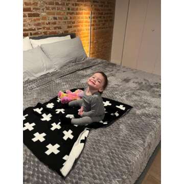 Comfortable Knitted Baby Blanket for Infants - Mimixiong