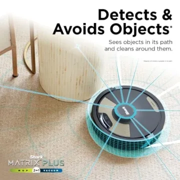 Shark Matrix Plus Robot Vacuum & Mop Combo - Powerful Suction