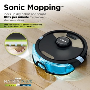 Shark Matrix Plus Robot Vacuum & Mop Combo - Powerful Suction