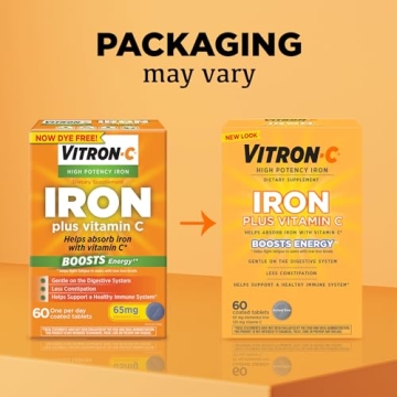 Vitron-C Iron Supplement with Vitamin C for Energy & Immunity
