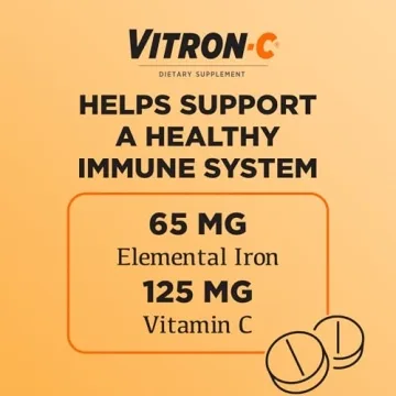 Vitron-C Iron Supplement with Vitamin C for Energy & Immunity